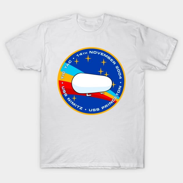 Tic Tac UFO / UAP Encounter Morale Patch T-Shirt by 33oz Creative